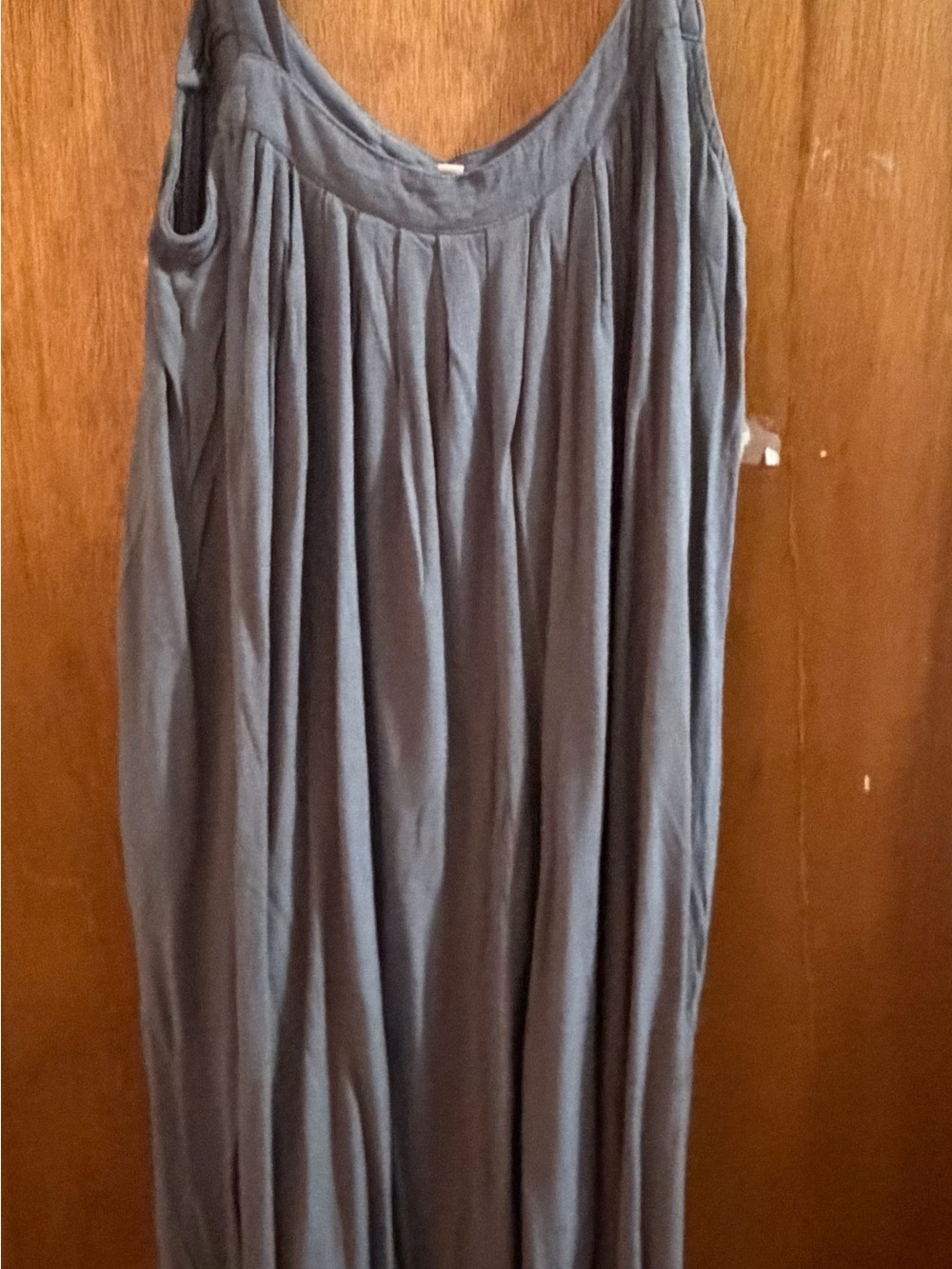 Sleeveless Wide-Leg Jumpsuit in Gray